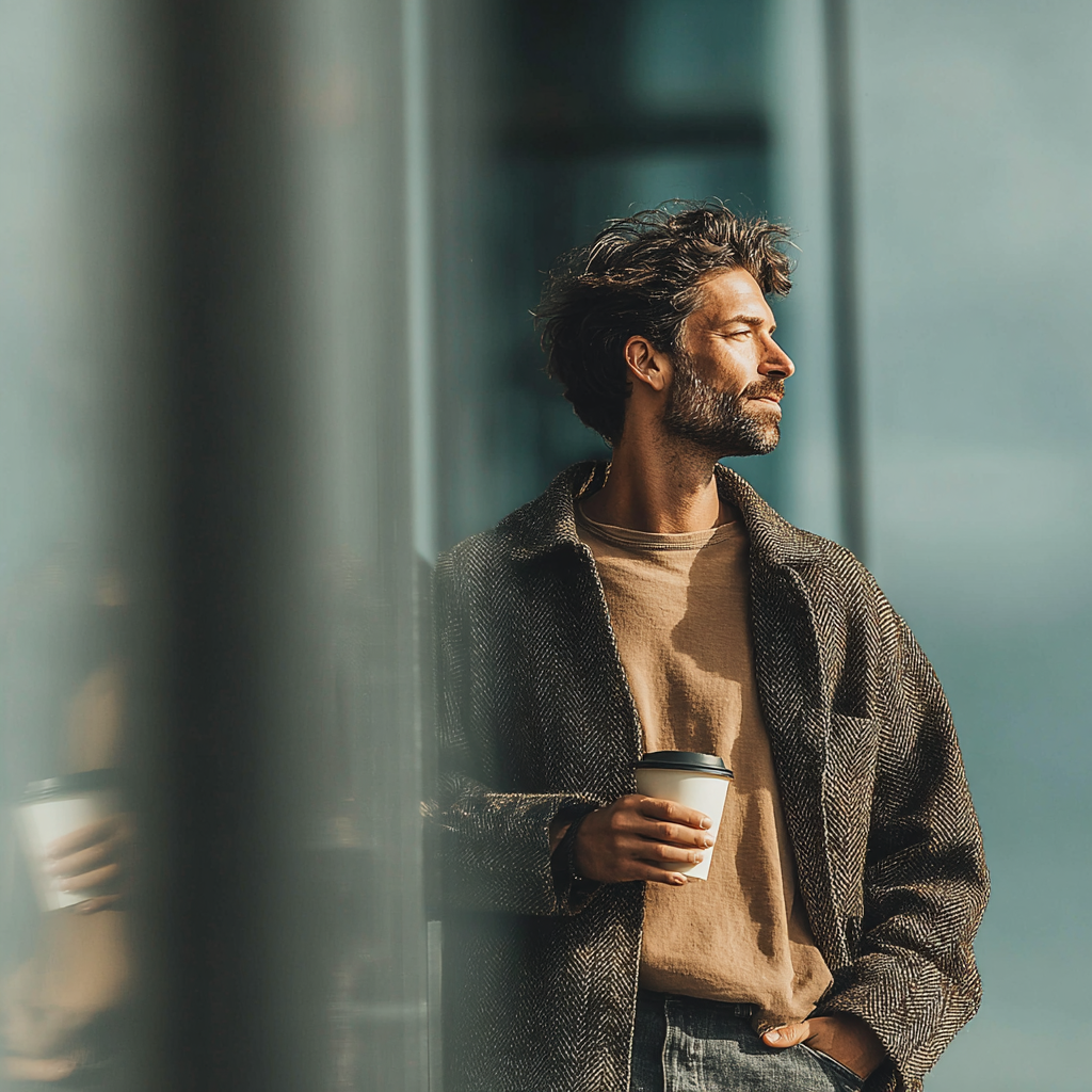 homme au bord du burn-out au travail